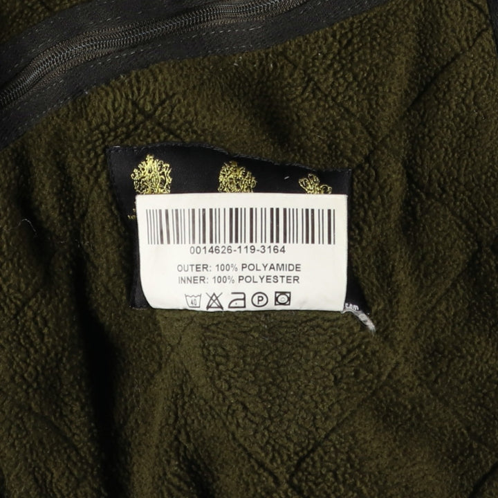 2000s~ Barbour 3 Warrant Quilted Puffer Jacket, Men's Size L polyamide Khaki type sage green Vintage Second Hand