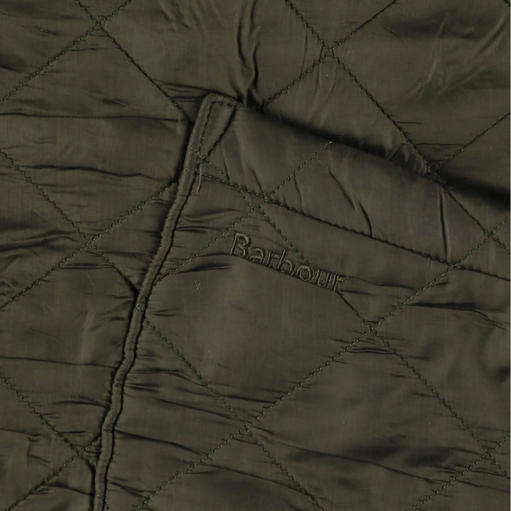 2000s~ Barbour 3 Warrant Quilted Puffer Jacket, Men's Size L polyamide Khaki type sage green Vintage Second Hand