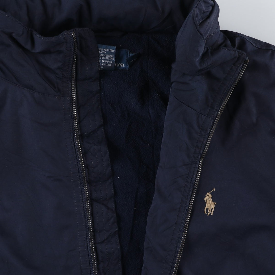 Ralph Lauren POLO by Ralph Lauren padded jacket puffer jacket men's XL size polyester navy blue type Vintage Second Hand