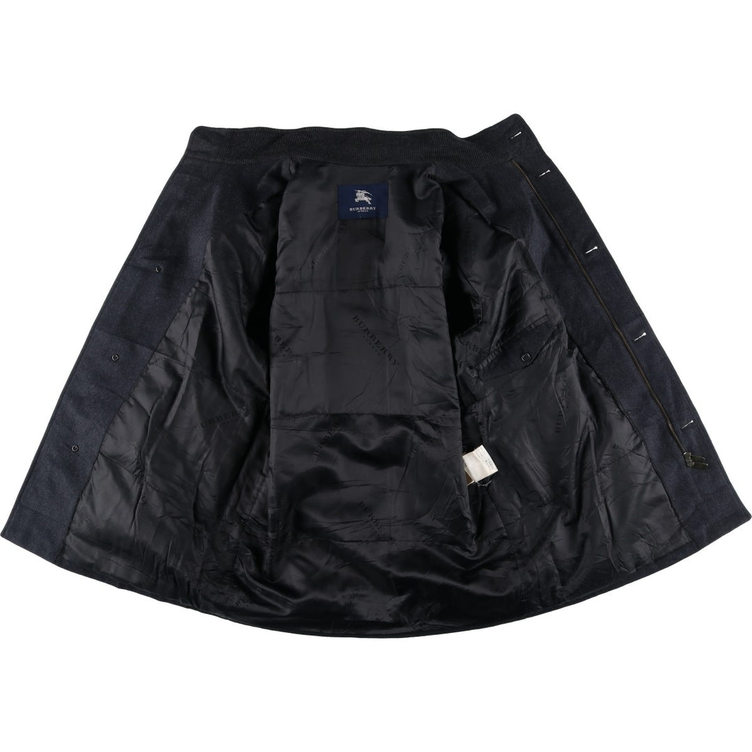 Burberry's BURBERRY LONDON padded half coat, men's size L wool Charcoal Vintage Second Hand