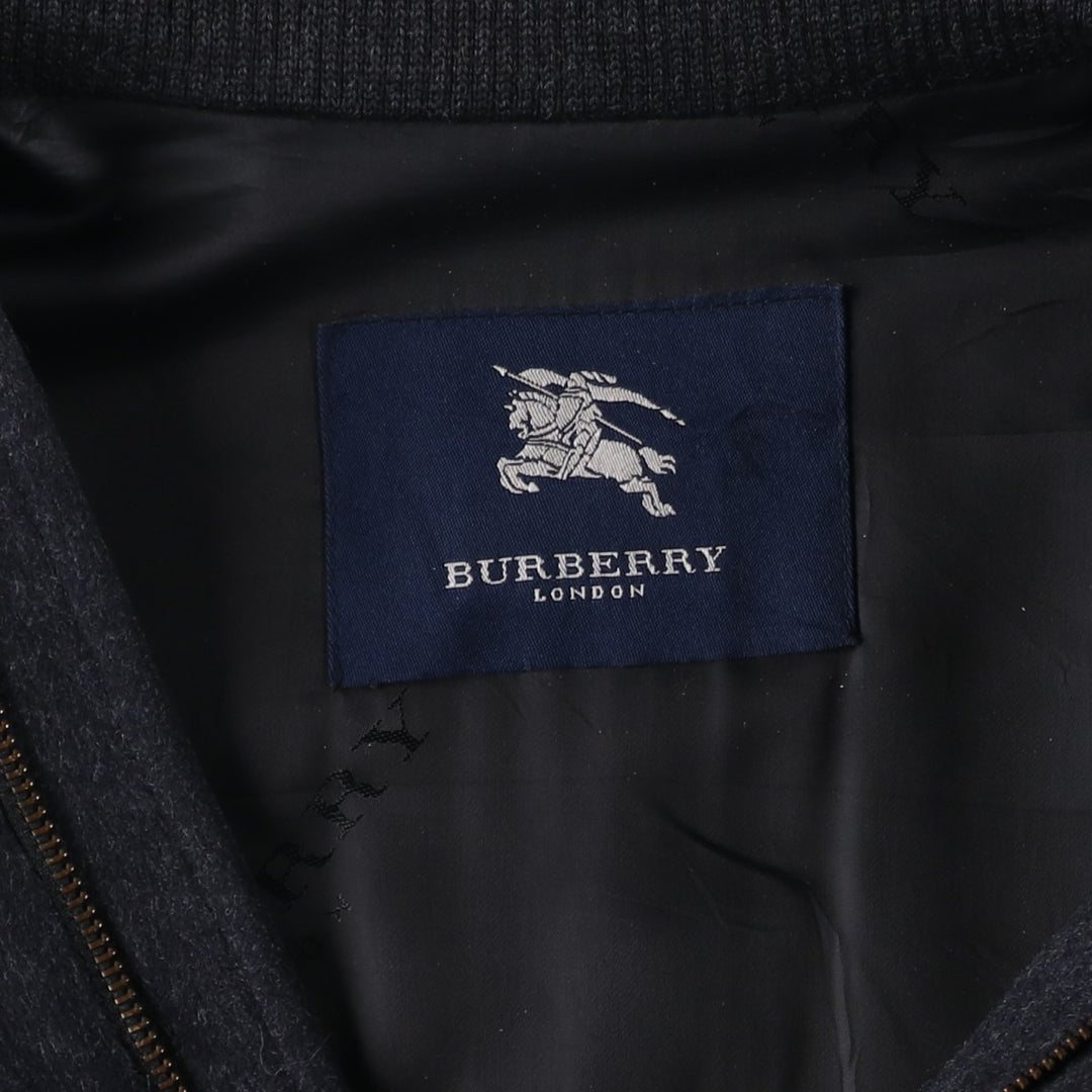 Burberry's BURBERRY LONDON padded half coat, men's size L wool Charcoal Vintage Second Hand