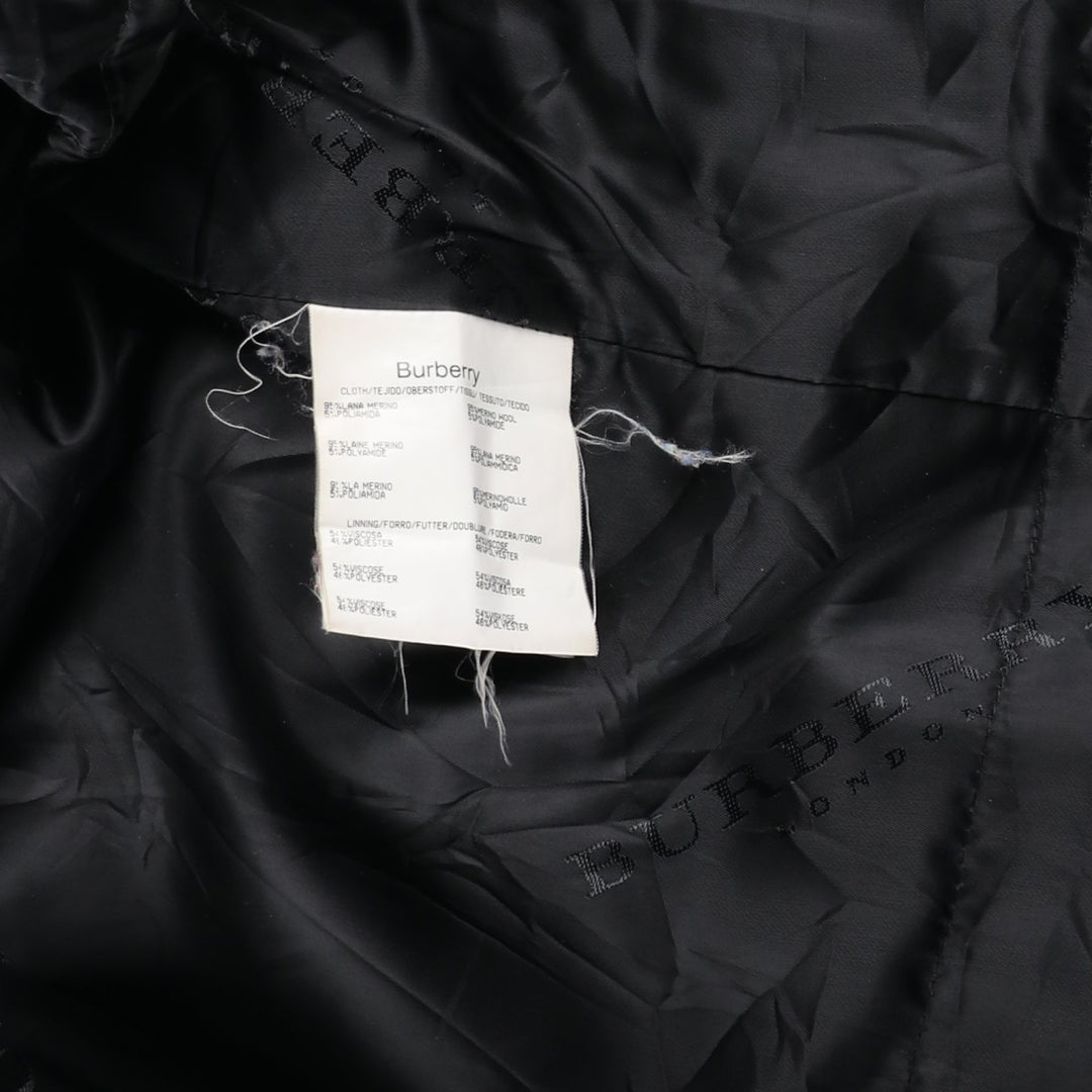 Burberry's BURBERRY LONDON padded half coat, men's size L wool Charcoal Vintage Second Hand