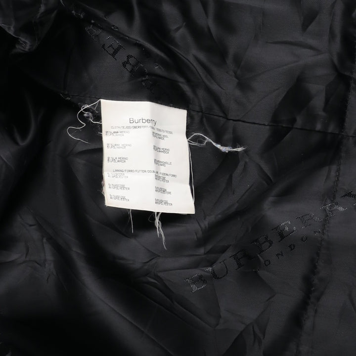 Burberry's BURBERRY LONDON padded half coat, men's size L wool Charcoal Vintage Second Hand