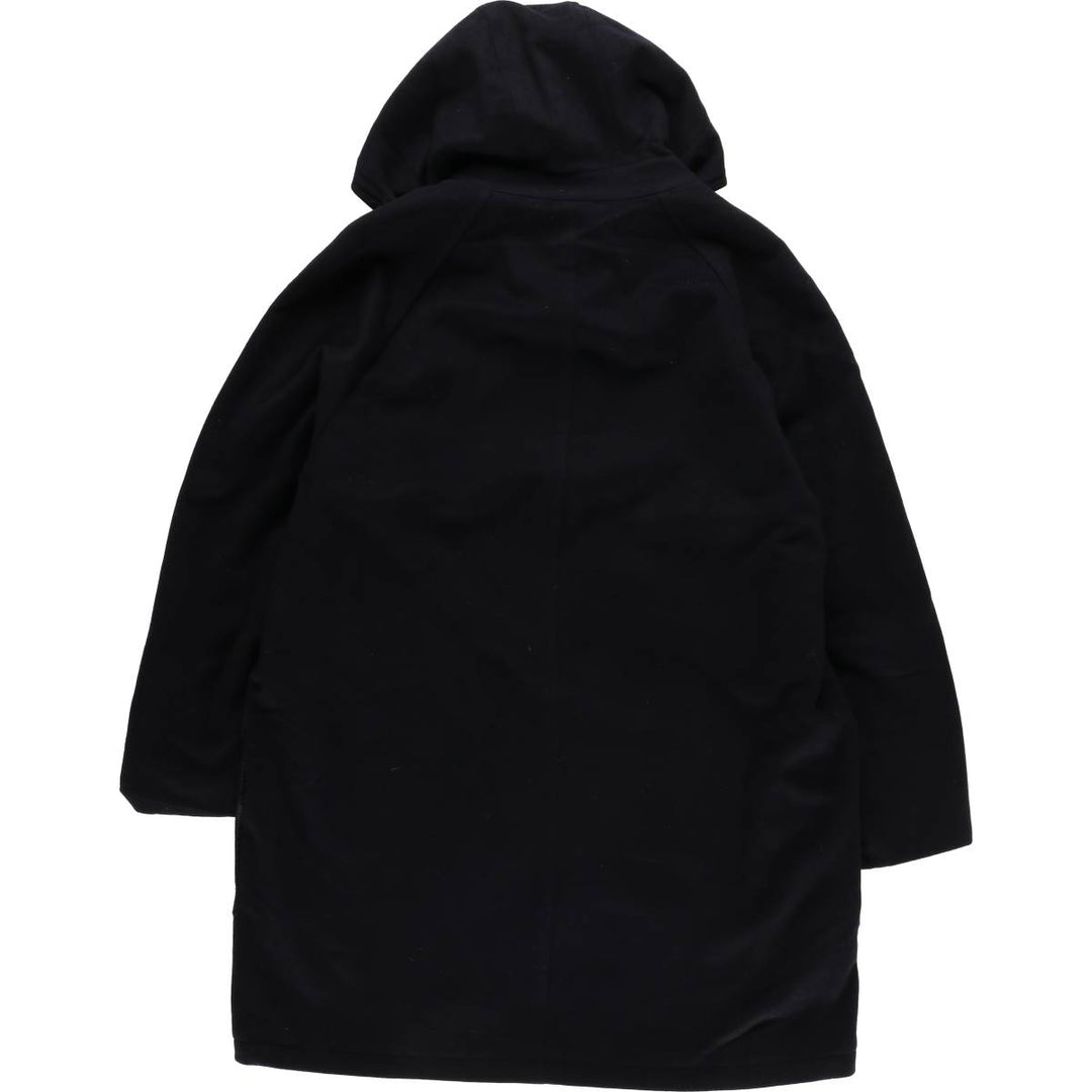 Burberry's BURBERRY LONDON hooded half coat, men's size M wool navy blue type Vintage Second Hand