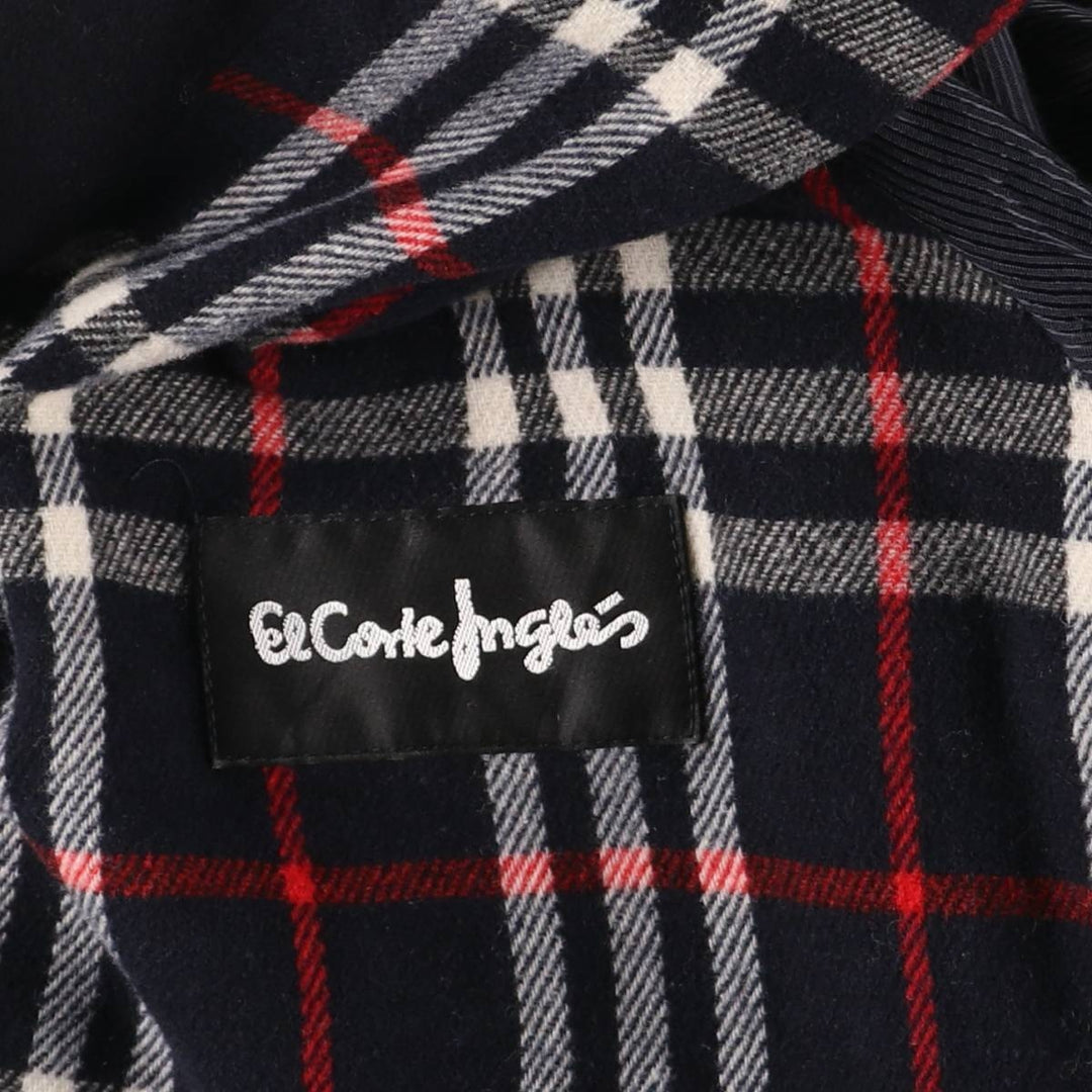 Burberry's BURBERRY LONDON hooded half coat, men's size M wool navy blue type Vintage Second Hand