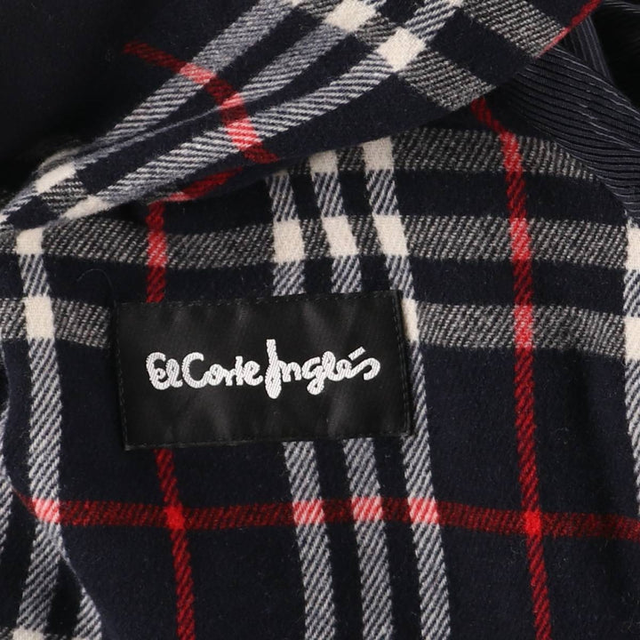 Burberry's BURBERRY LONDON hooded half coat, men's size M wool navy blue type Vintage Second Hand