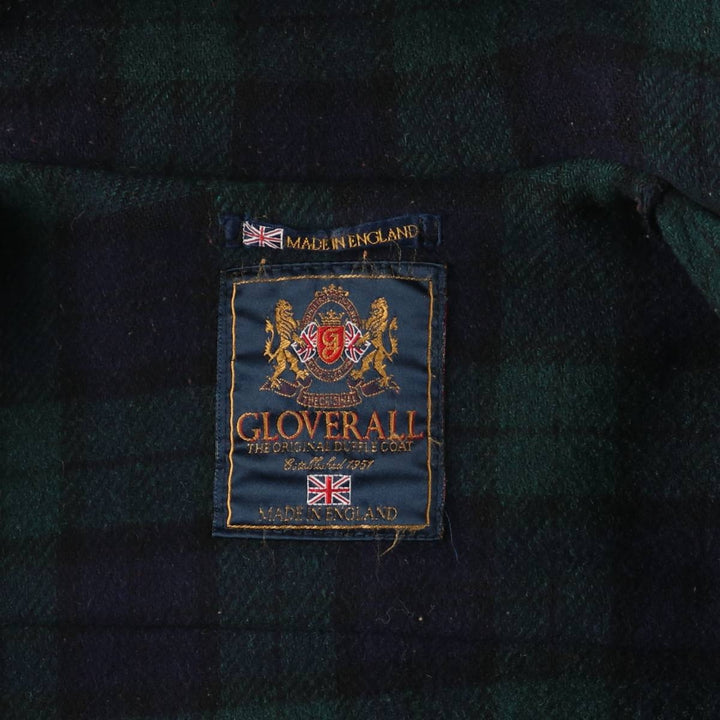 90'S Gloverall duffle coat, made in England, men's size L, vintage wool navy blue type Vintage Second Hand