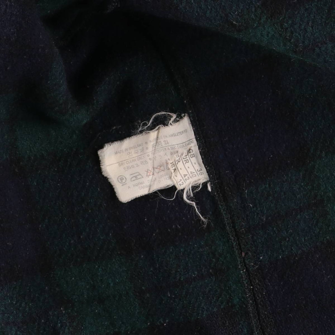 90'S Gloverall duffle coat, made in England, men's size L, vintage wool navy blue type Vintage Second Hand