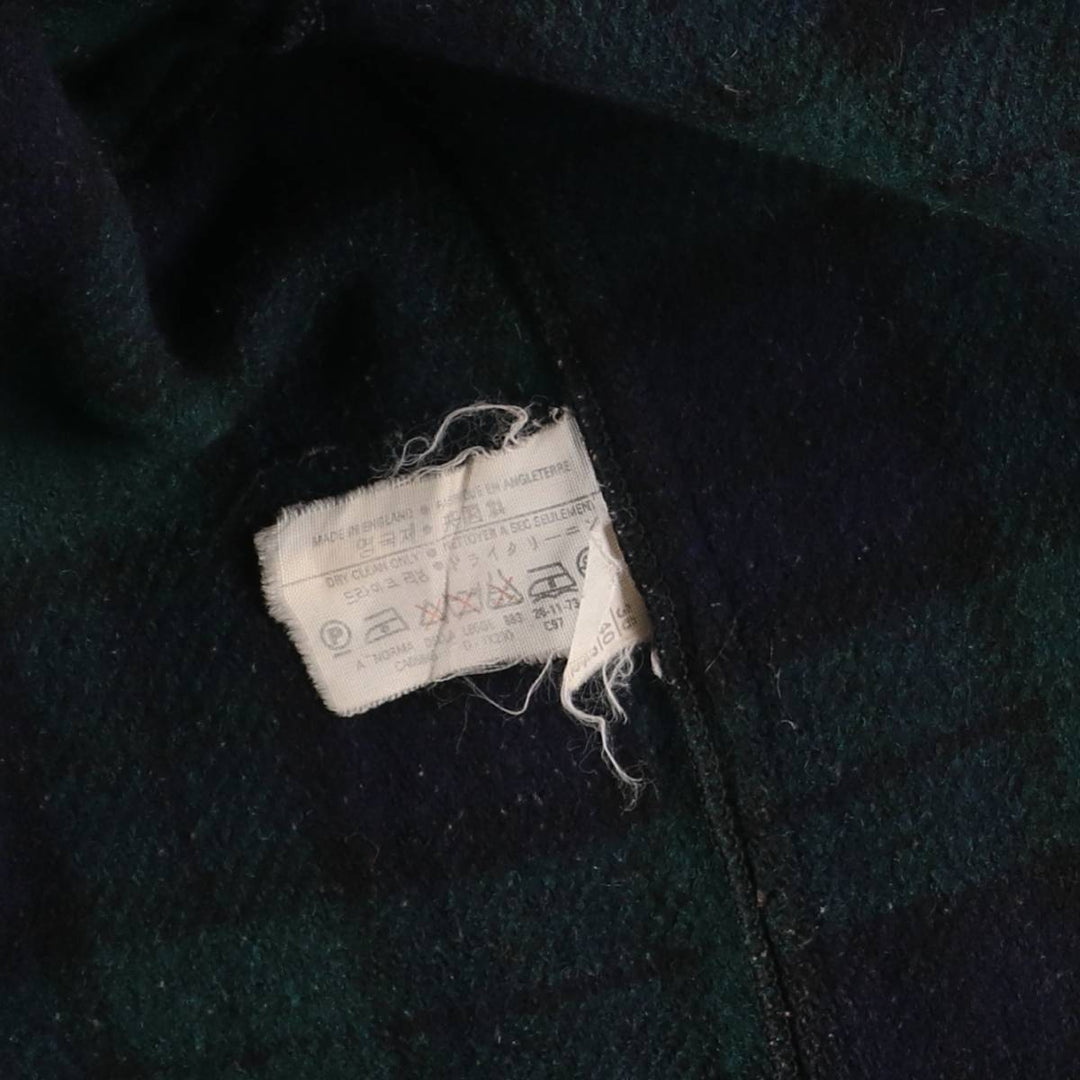 90'S Gloverall duffle coat, made in England, men's size L, vintage wool navy blue type Vintage Second Hand