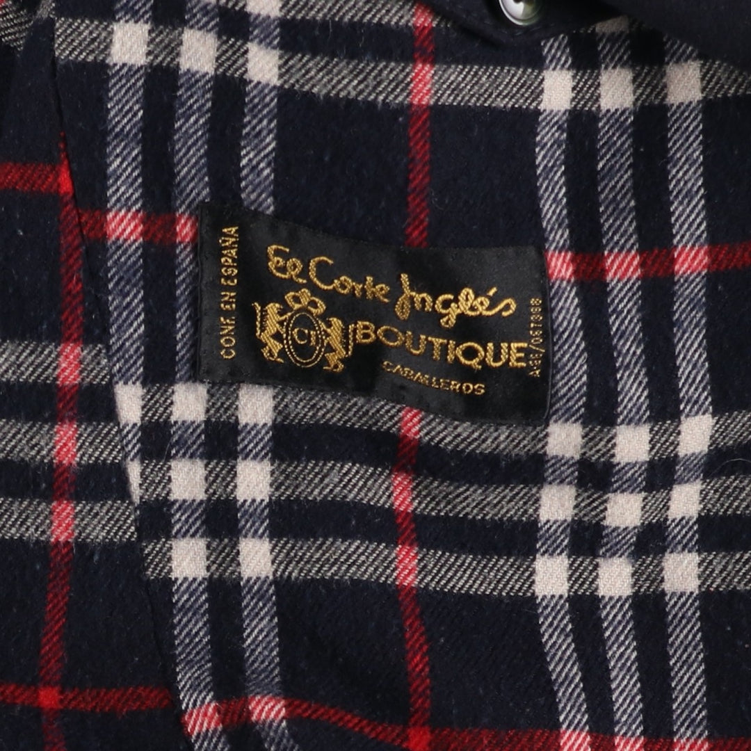 Burberry's peacoat, men's size L unclear navy blue type Vintage Second Hand