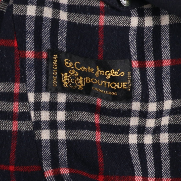 Burberry's peacoat, men's size L unclear navy blue type Vintage Second Hand