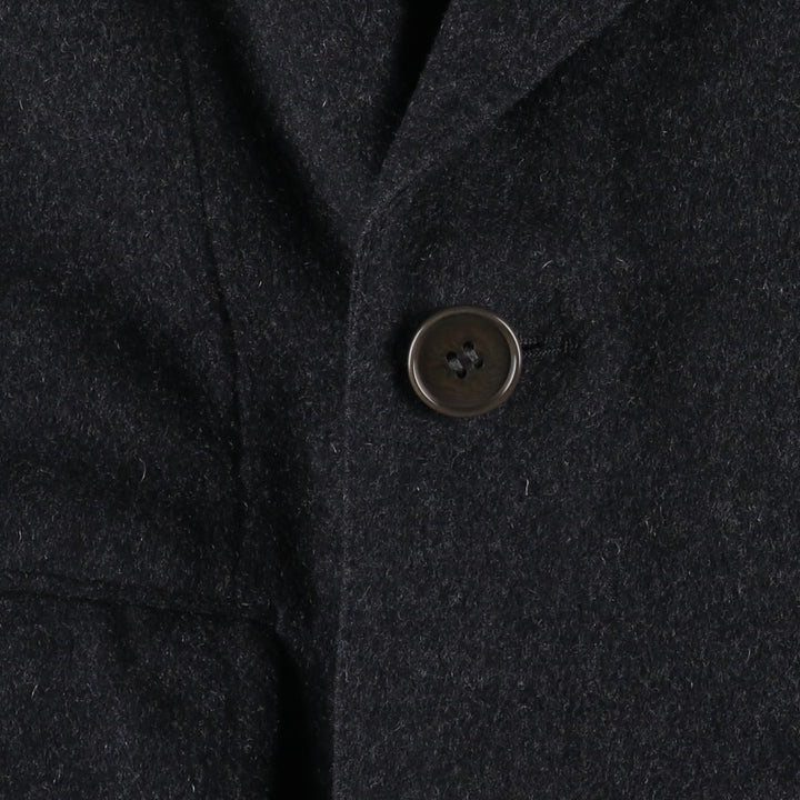 Burberry's double-breasted peak lapel chester coat, men's size M unclear Charcoal Vintage Second Hand