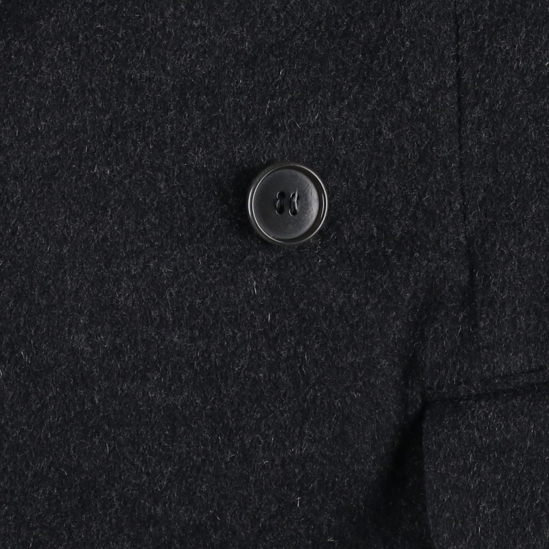 Burberry's double-breasted peak lapel chester coat, men's size M unclear Charcoal Vintage Second Hand