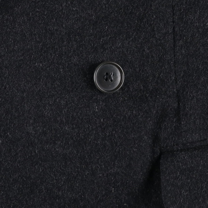 Burberry's double-breasted peak lapel chester coat, men's size M unclear Charcoal Vintage Second Hand