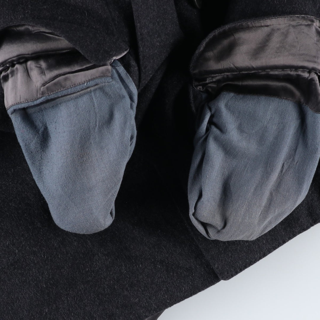 Burberry's double-breasted peak lapel chester coat, men's size M unclear Charcoal Vintage Second Hand