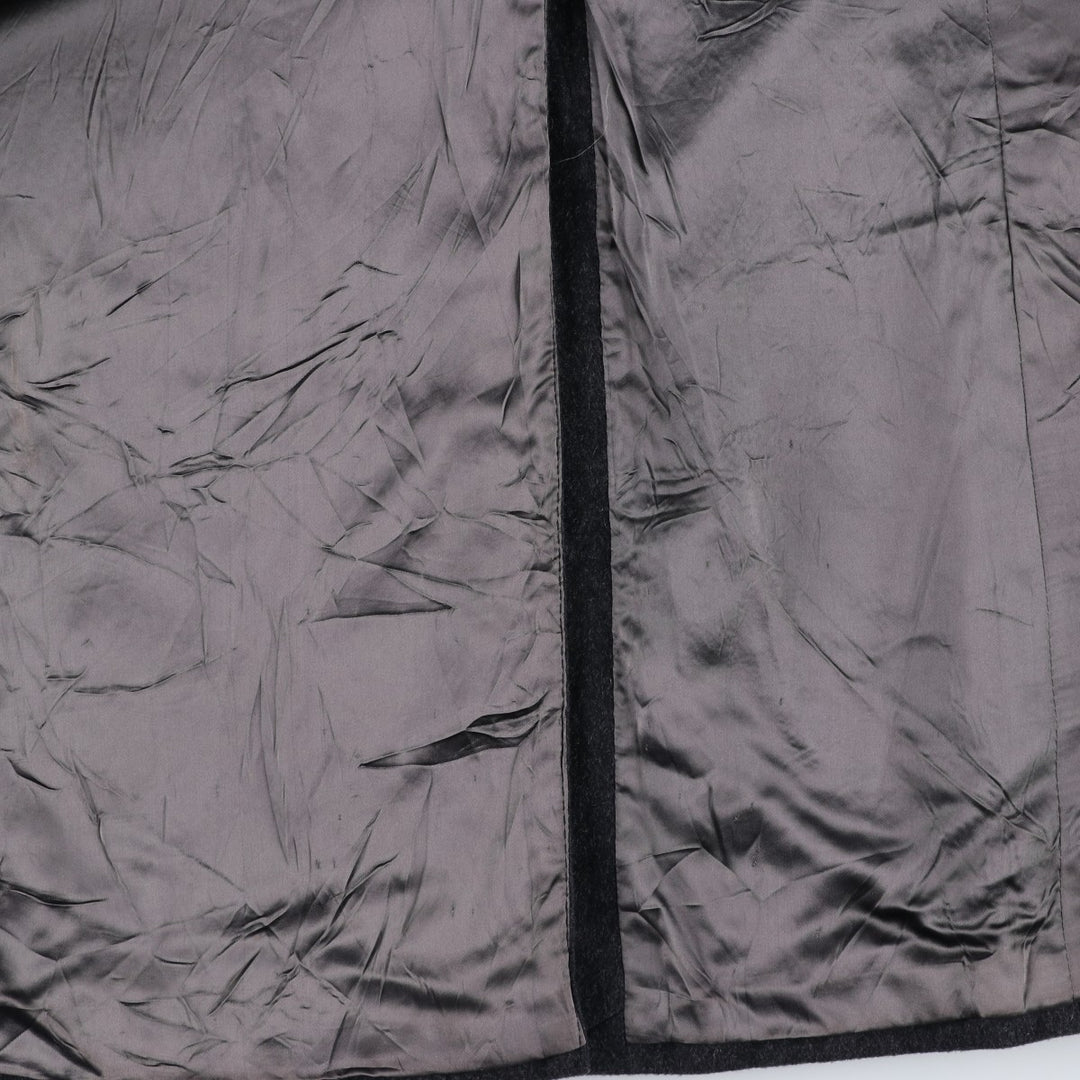 Burberry's double-breasted peak lapel chester coat, men's size M unclear Charcoal Vintage Second Hand