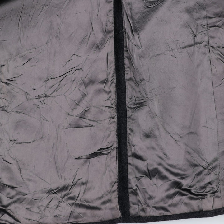 Burberry's double-breasted peak lapel chester coat, men's size M unclear Charcoal Vintage Second Hand