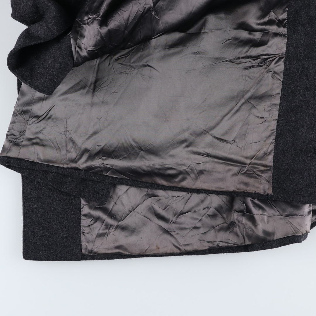 Burberry's double-breasted peak lapel chester coat, men's size M unclear Charcoal Vintage Second Hand