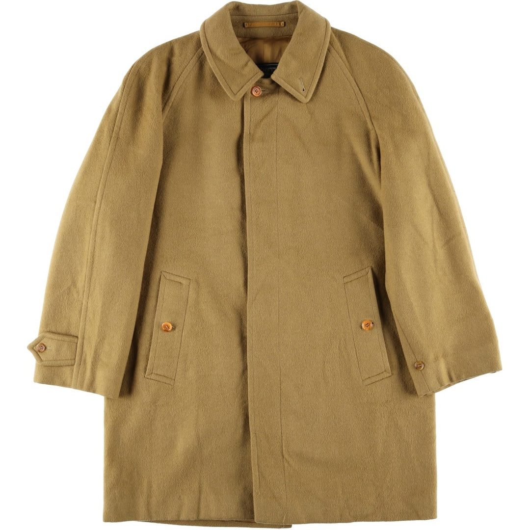 Burberry's wool half coat, made in England, size L wool Camel type Vintage Second Hand