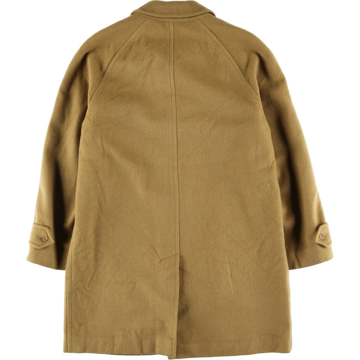 Burberry's wool half coat, made in England, size L wool Camel type Vintage Second Hand