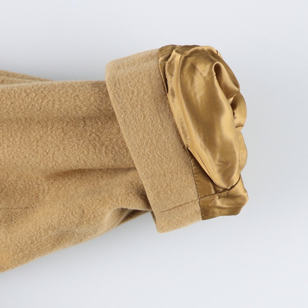 Burberry's wool long coat, made in England, men's size XL wool Beige type Vintage Second Hand