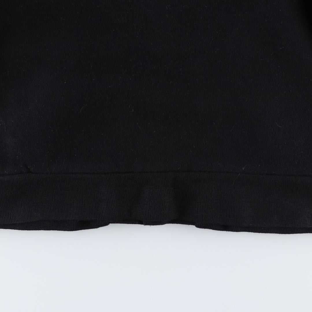 Vintage 80s-90'S Reed Ford Varsity Jacket with Collar, Leather Sleeves, and Wool Buttons, Made in USA, Men's Size Medium Genuine leather (sleeves) black type Vintage Second Hand