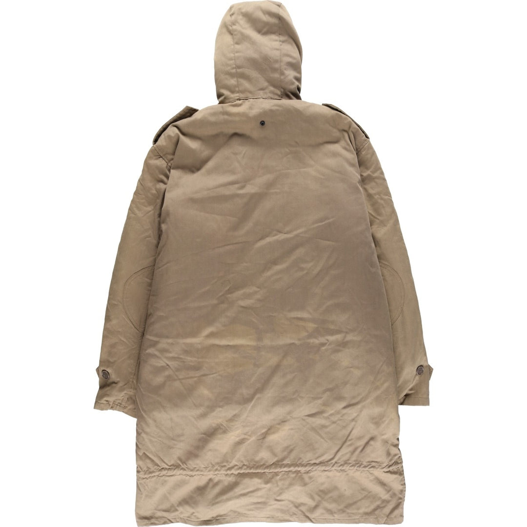 German Army Field Parka Mod Coat Men's XL polyester brown type Vintage Second Hand
