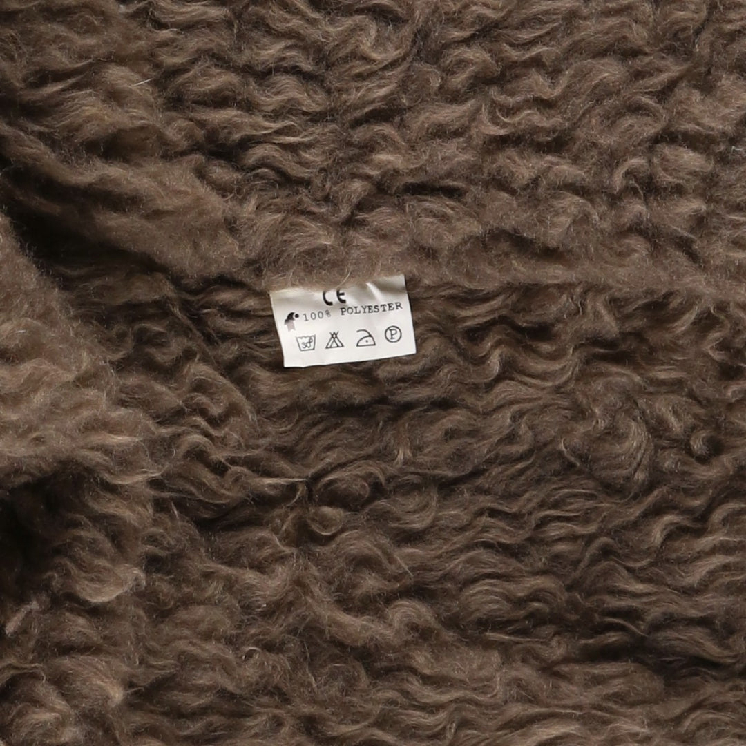 German Army Field Parka Mod Coat Men's XL polyester brown type Vintage Second Hand