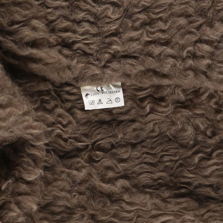 German Army Field Parka Mod Coat Men's XL polyester brown type Vintage Second Hand