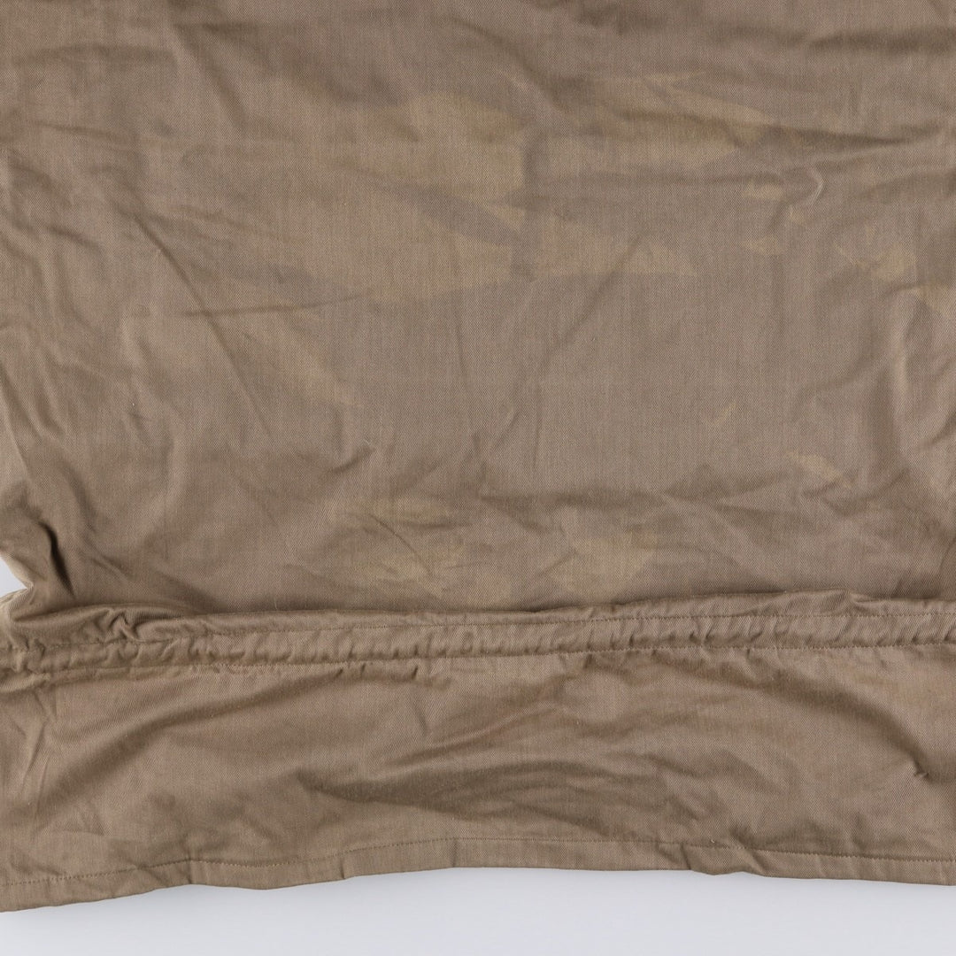 German Army Field Parka Mod Coat Men's XL polyester brown type Vintage Second Hand