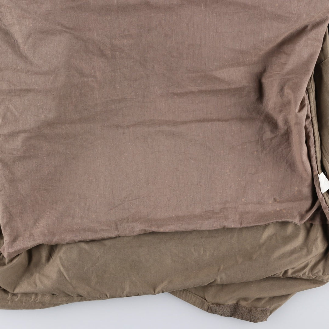 German Army Field Parka Mod Coat Men's XL polyester brown type Vintage Second Hand