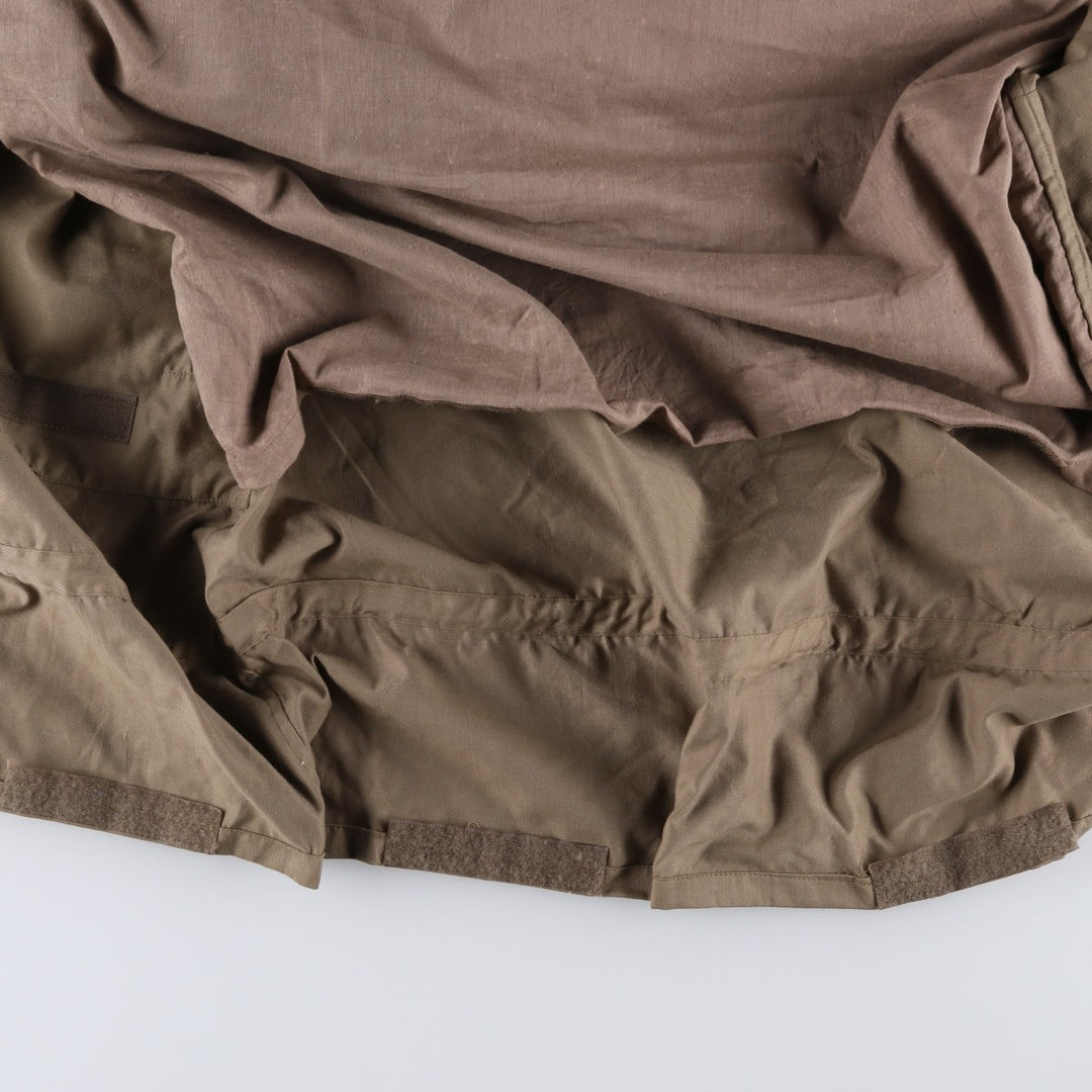 German Army Field Parka Mod Coat Men's XL polyester brown type Vintage Second Hand