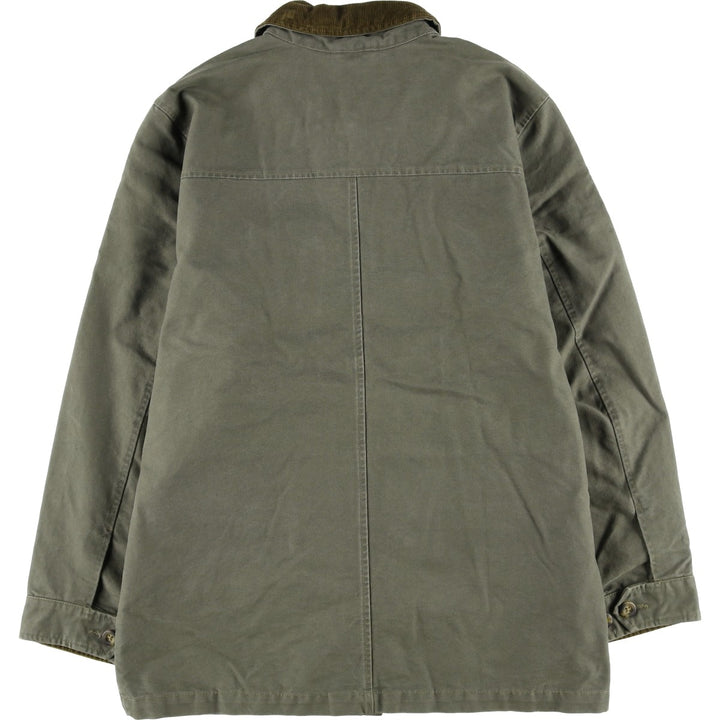 Eddie Bauer Duck Hunting Jacket, Men's Size L cotton Khaki type Vintage Second Hand