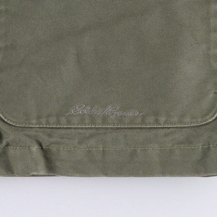 Eddie Bauer Duck Hunting Jacket, Men's Size L cotton Khaki type Vintage Second Hand