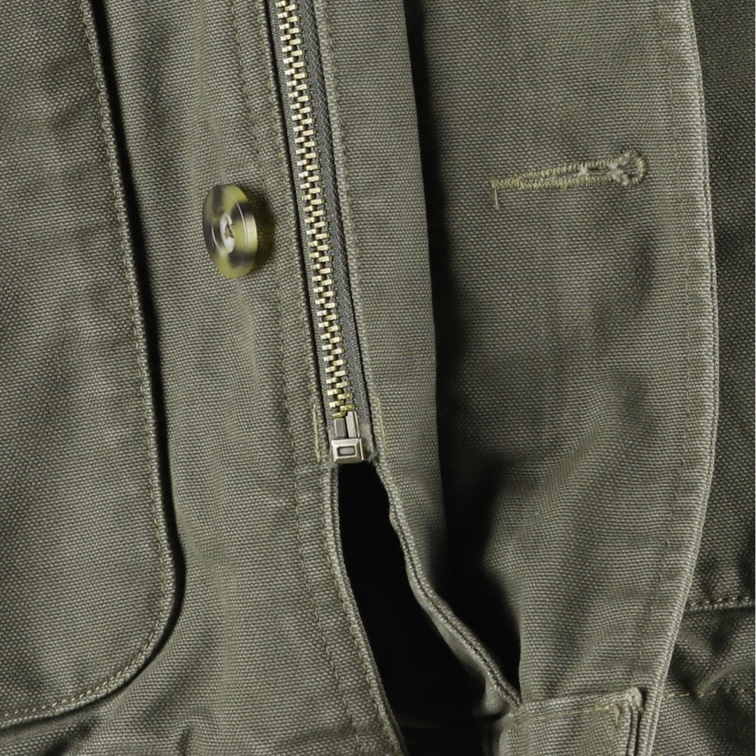 Eddie Bauer Duck Hunting Jacket, Men's Size L cotton Khaki type Vintage Second Hand