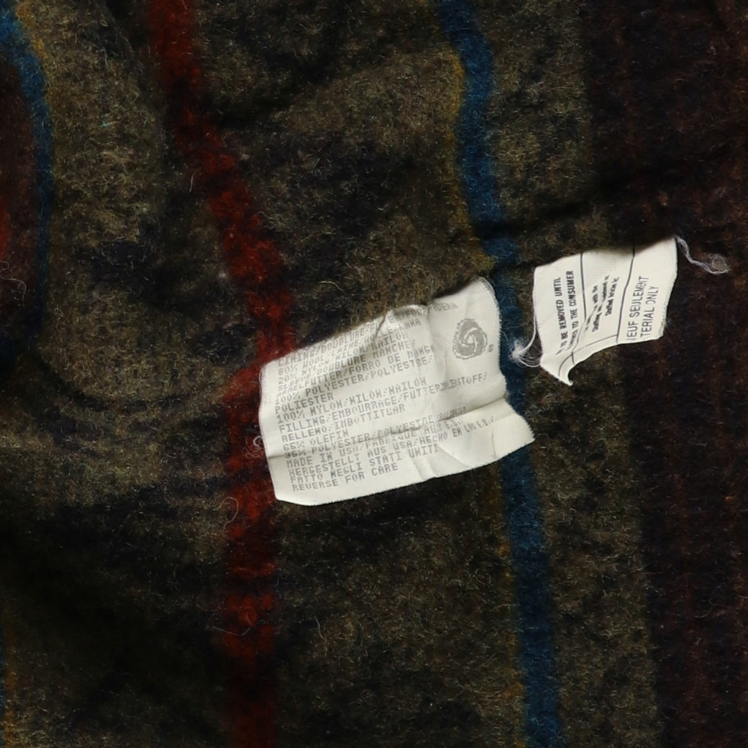 WOOLRICH padded duck hunting jacket, made in the USA, men's size M, vintage cotton ivory Vintage Second Hand