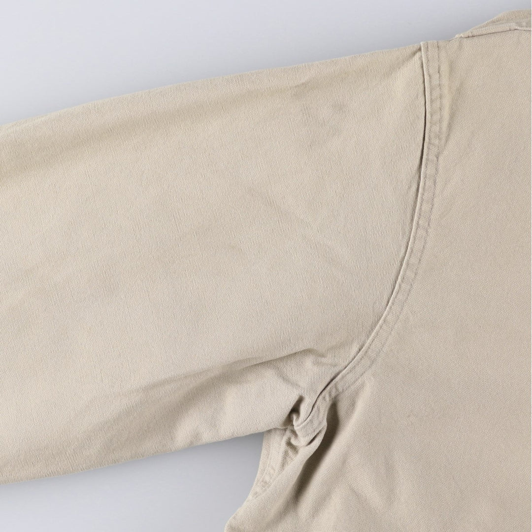 WOOLRICH padded duck hunting jacket, made in the USA, men's size M, vintage cotton ivory Vintage Second Hand