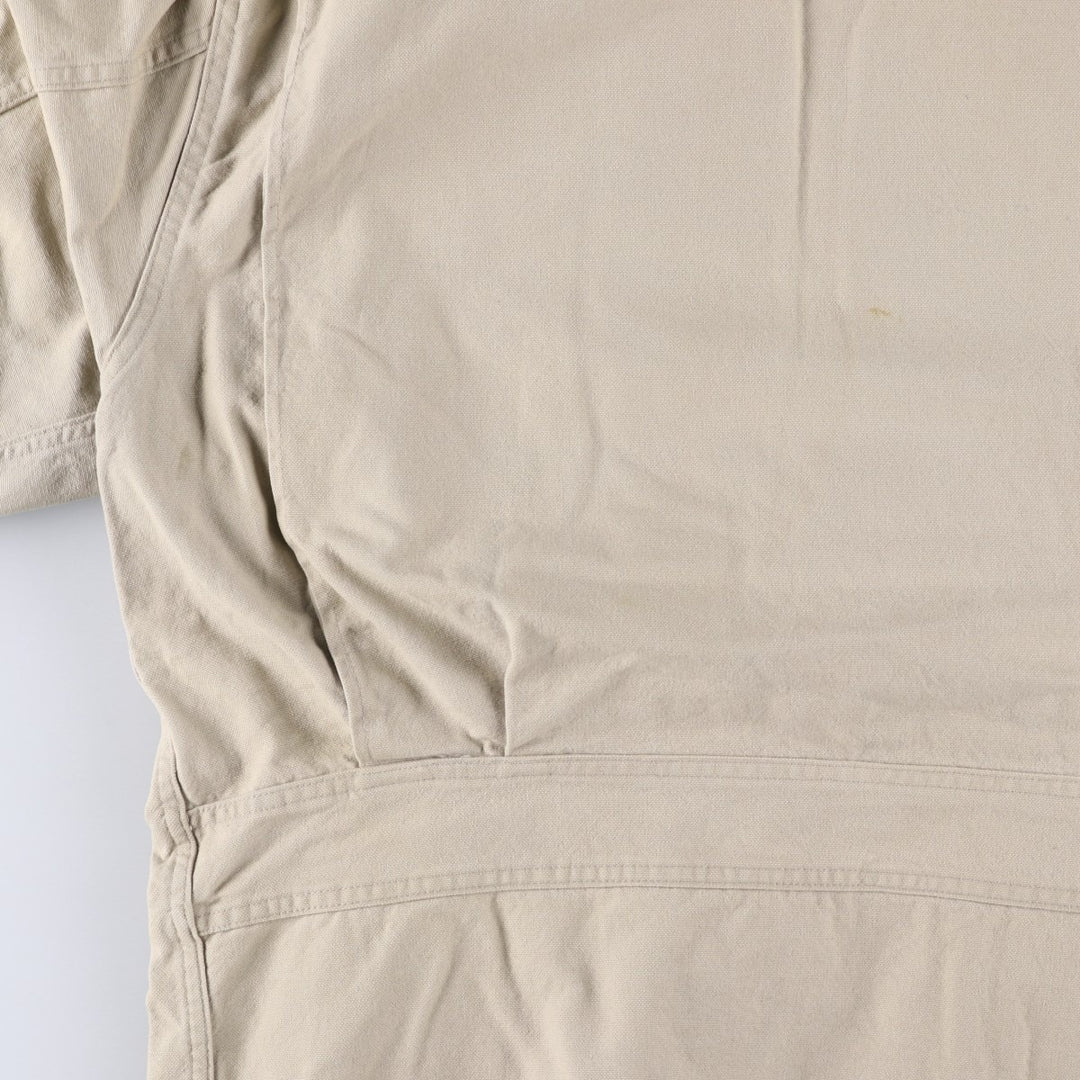 WOOLRICH padded duck hunting jacket, made in the USA, men's size M, vintage cotton ivory Vintage Second Hand