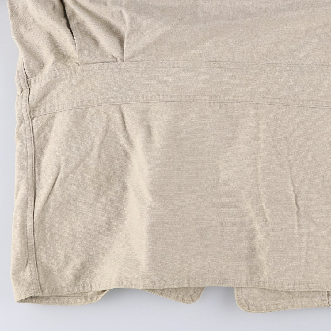 WOOLRICH padded duck hunting jacket, made in the USA, men's size M, vintage cotton ivory Vintage Second Hand