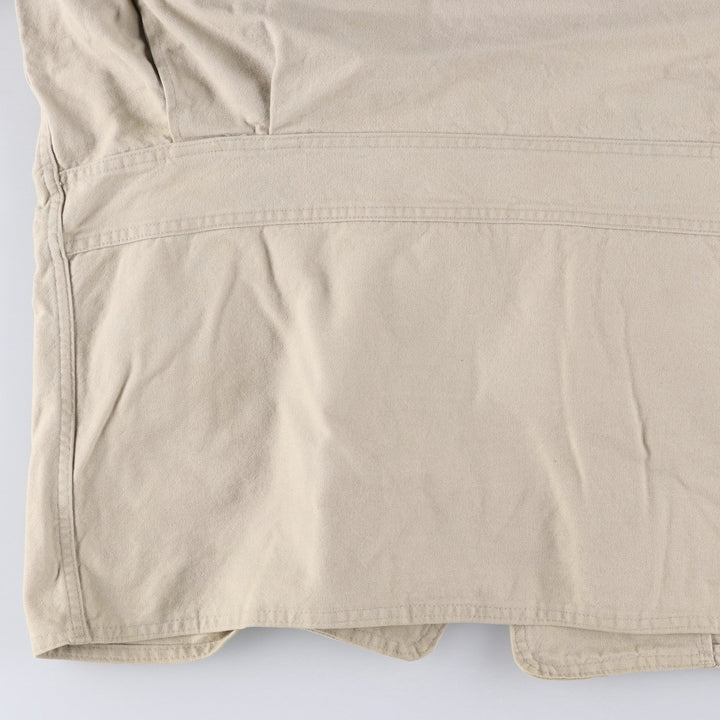 WOOLRICH padded duck hunting jacket, made in the USA, men's size M, vintage cotton ivory Vintage Second Hand