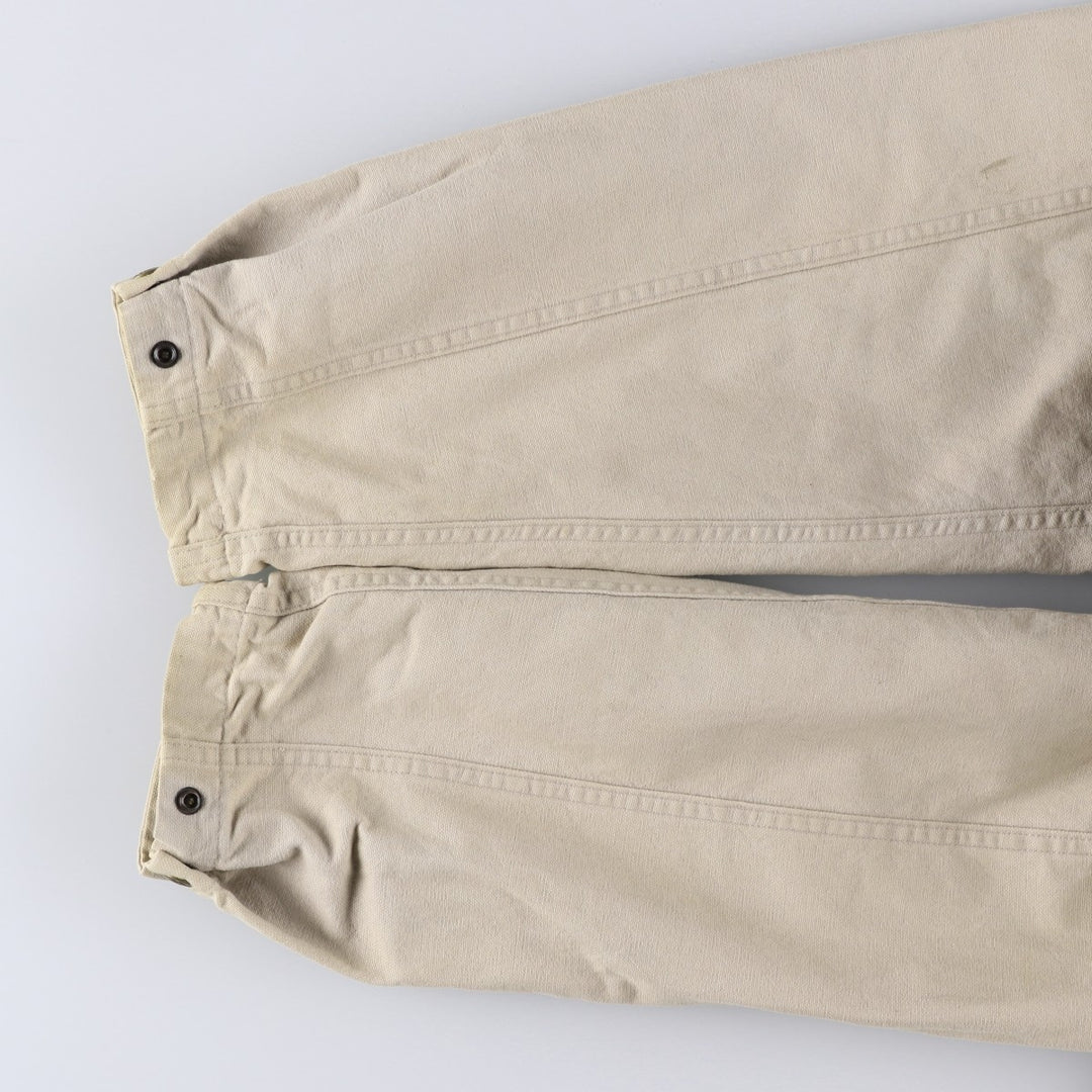 WOOLRICH padded duck hunting jacket, made in the USA, men's size M, vintage cotton ivory Vintage Second Hand