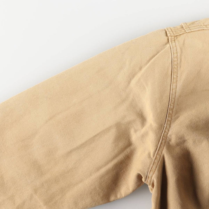Vintage 1990'S WOOLRICH padded duck hunting jacket, made in the USA, size L, men's cotton ocher yellow type Vintage Second Hand