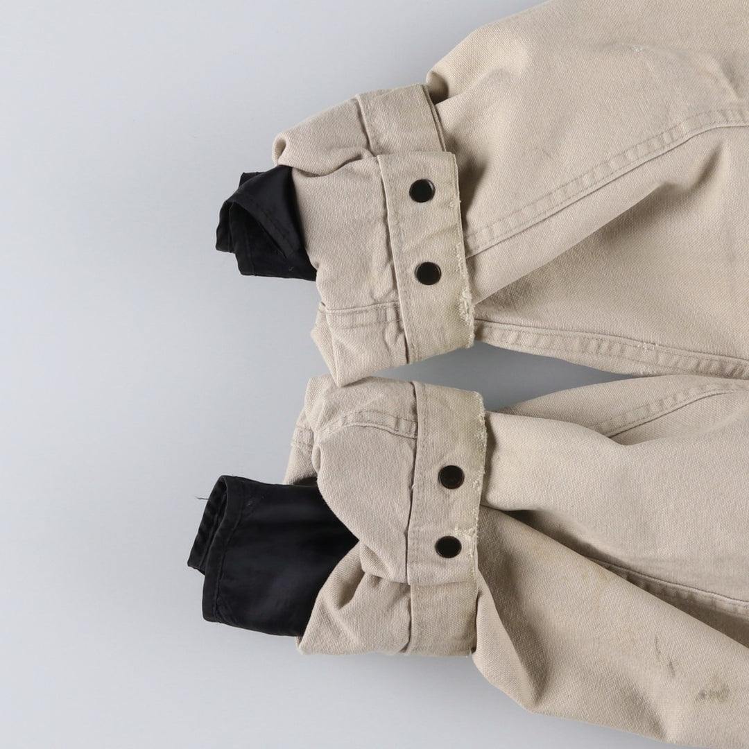 WOOLRICH Vintage Padded Duck Hunting Jacket, Made in USA, Men's Size XL cotton ivory Vintage Second Hand