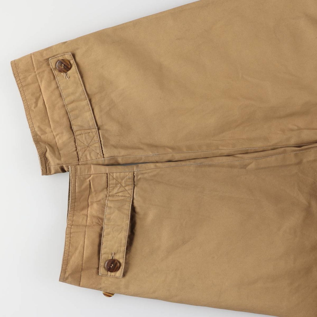 90'S J.Crew Vintage Hunting Jacket, Men's Size XL cotton brown type Vintage Second Hand