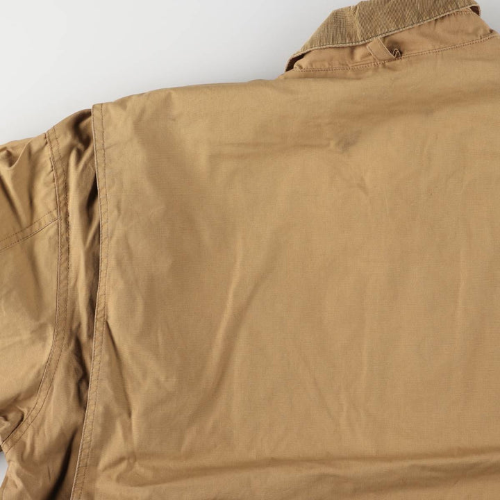90'S J.Crew Vintage Hunting Jacket, Men's Size XL cotton brown type Vintage Second Hand
