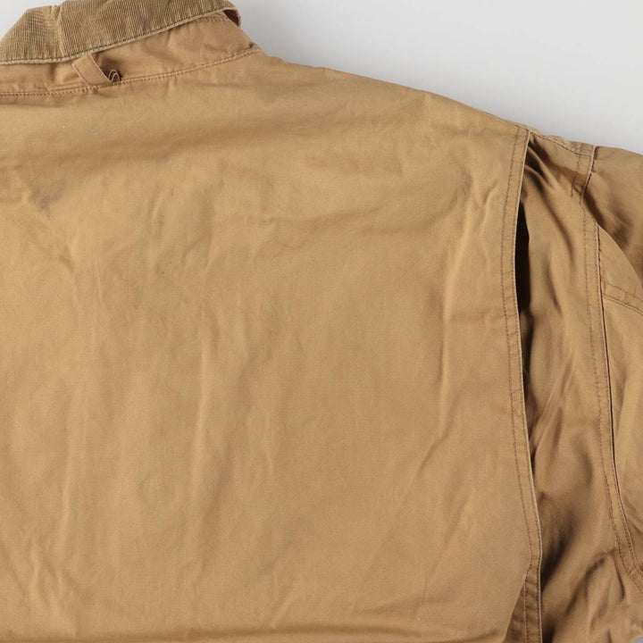90'S J.Crew Vintage Hunting Jacket, Men's Size XL cotton brown type Vintage Second Hand