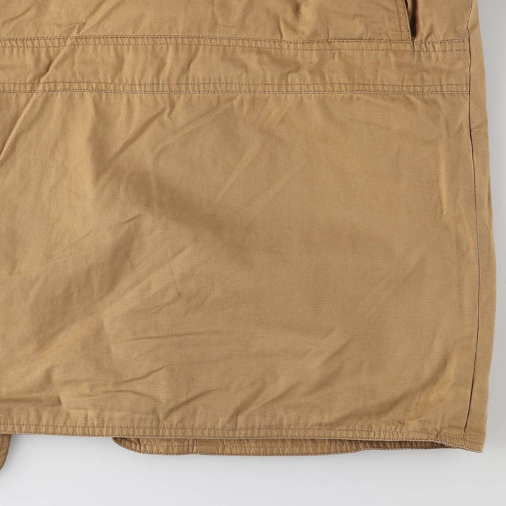 90'S J.Crew Vintage Hunting Jacket, Men's Size XL cotton brown type Vintage Second Hand