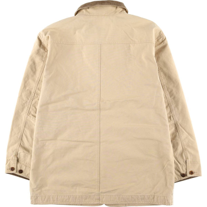 90s-00'S LLBean Duck Hunting Jacket, Men's Size L cotton Beige type Vintage Second Hand