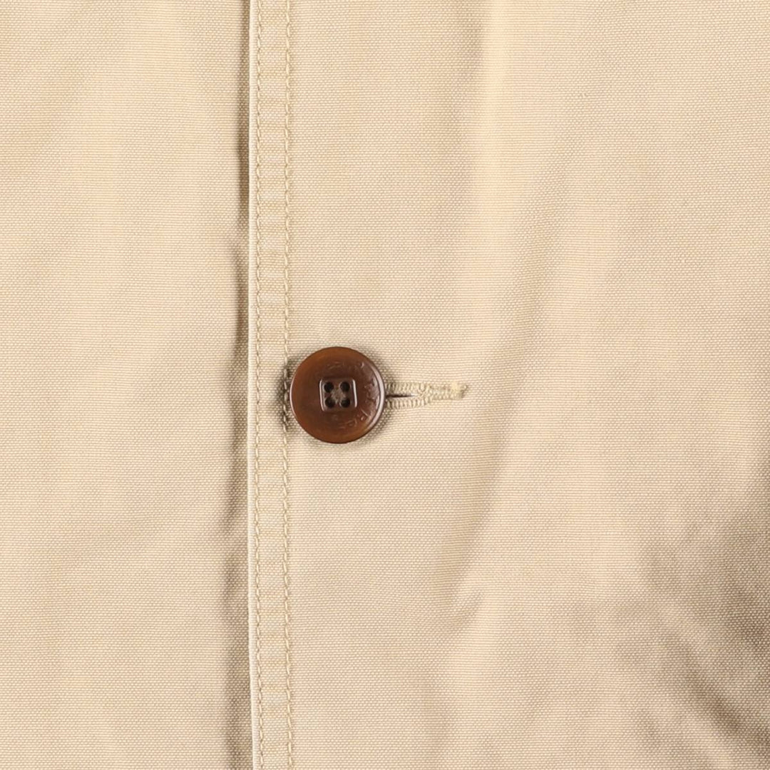 90s-00'S LLBean Duck Hunting Jacket, Men's Size L cotton Beige type Vintage Second Hand