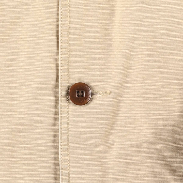 90s-00'S LLBean Duck Hunting Jacket, Men's Size L cotton Beige type Vintage Second Hand